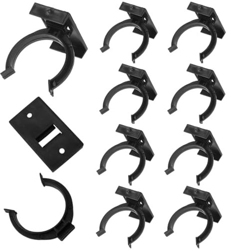 UENXRXE 10 Pezzi Gancio Per Zoccolo Da Cucina Universale In Abs Clip Per Piedini Della Zoccolatura Plastica E Zoccolino Di Alluminio Montaggio Rapido A Scatto Tipo Molle Battiscopa Mobile(38-42mm)