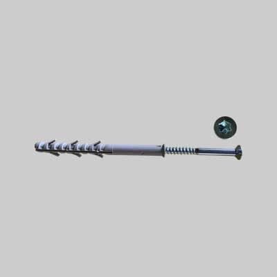 Tassello prolungato con vite torx tnap-torx diametro 10x240 conf. da 50 pz