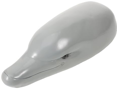 FONDOTIN Aquarium-dekor Lebendiger Delfinkopf-Figur Dekoratives Harz-gartendekor Aquarium-Ornament Hofbedarf Tierdekor Für Schreibtisch Zarte Tierfigur Gartendekor Aus Harz