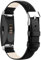 Tobfit Leather Strap for Fitbit Inspire 2 / Inspire HR/Ace 2 / Ace 3, Adjustable Replacement Leather Sport Wristband (Black)