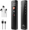 64GB Digital Voice Recorder, Sprachaktivierung, One-Touch Recording 3072 Kbps Diktiergerät Aufnahmegerä mit Playback, Geräuschunterdrückung Audioaufnahmegerät für Meeting/Vortrag/Interviews/Klassen