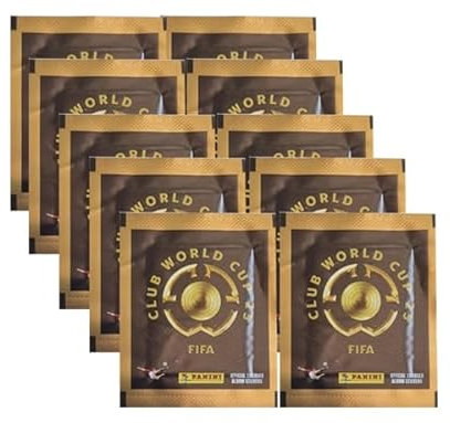 Panini Fussball Club WM World Cup Weltmeisterschaft 2025 Sticker - 10x Stickertüten