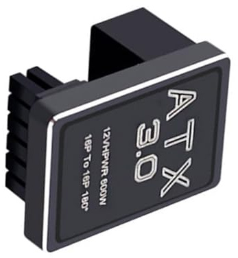 Zuoeay Hohe Kompatibilität ATX3.0 zu PCIe5.0 Power Bridge Anschlüsse Robuste Metall ABS Konstruktion Stabile Stromübertragung für Gaming Rigs GPU Stromanschlüsse Aluminium ABS