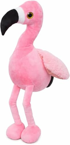 VEXORA Peluche Flamant Rose 35 cm - Peluche Douce Enfant en Peluche - Jouet pour Dormir et Jouer - Jouet pour Enfants - Design Réaliste