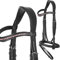 Heinick-Reitsport Trense Comfort Englisch kombiniert Schwarz ~ Rose ~ WB VB Größe Warmblut