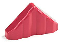 Tappo per recinzione a punta PZKS-18 | adatto ai listelli per recinzione PZL | PVC rigido resistente | recinzione in plastica | tavole per balconi | di facile manutenzione | color lampone | Hexim