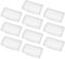 sourcing map 10 Pcs Battery Storage Case Holder Storage Transparent 2 x AA Batteries Capacity