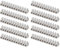 EMOS Confezione da 10 morsetti per filo da 1 mm² – 4 mm², 10 chiusure con 12 pezzi, 450 V ~/32 A, bianco, morsetto di collegamento con fissaggio a vite, facile da staccare, senza entrambi i lati