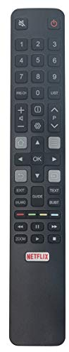 ALLIMITY 06-IRPT45-IRC802N Télécommande remplacée pour Thomson TCL 4K HDR Android TV 43S6000FS 49S6000FS U43P6016 U43P6036 U49P6016 U55P6006 U55P6046 U60P6026 U60P6036 U65P6016 U65P6036