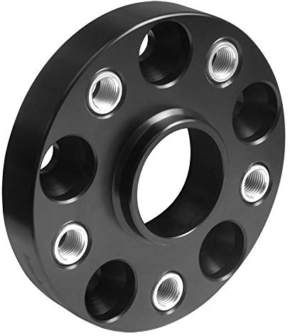 Spurverbreiterungen 30mm 4x100 schwarz eloxiert SCC, 2x Distanzscheiben 4x100
