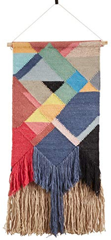 SARO LIFESTYLE Bohem Collection Wandbehang, strukturiert, gewebt, Mehrfarbig, 45,7 x 101,6 cm