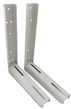 CAEXVEN Soportes Aire Acondicionado Exterior Soldados 400x500mm | Escuadras Universales Ajustables para Compresor Alta Resistencia | Estructura Monobloque | Instalación Pared