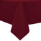 sancua 100% Waterproof Rectangle PVC Tablecloth - 54 x 78 Inch - Oil Proof Spill Proof Vinyl Table Cloth, Wipe Clean Table Cover for Dining Tables, Buffet Parties and Camping, Burgundy