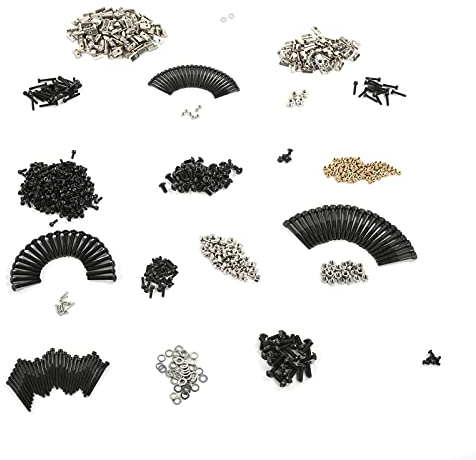 866Pcs Schraubverschluss-Set Aluminiumlegierung Mutter Unterlegscheibe Buchse Kopfkappe Teile T Nutenmutter Für Wasserhahn Leuchte 3D-Druckerzubehör,Nuss