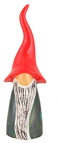 440s Tangoo Keramik-Wichtel schmal dunkelgrün gesprenkelt H ca 24 cm | TA-61620 | 4037432616208