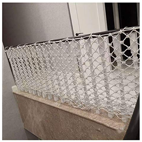 Sicherheitsnetz für Kinder-Treppen, Fallschutz, Sicherheitsnetz, Sicherheitsnetz für Zuhause, Geländer, Treppengeländer, Sicherheitsnetz für Treppengeländer, gewebtes Seil, LKW, Anhänger, Größe 1 x 1