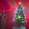 Fiber Optic Color Changing Christmas X-Max Tree Flashing Multi Colored Green Artificial Tree Free Standing with Bright Colours PVC made Decoration Tree Hinch Choice (2FT/60cm)