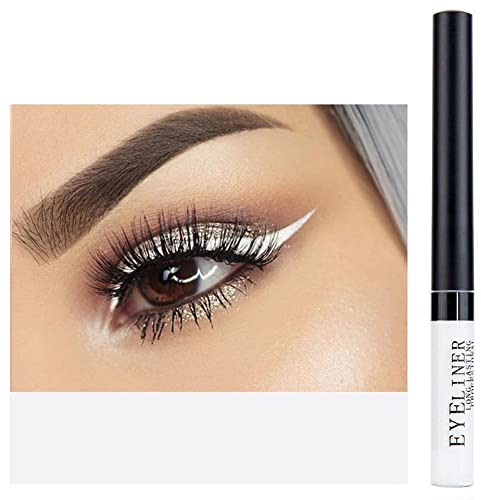 Allbesta 12 Farben Bunt Liquid Eyeliner Set Matte Wasserfest Make Up Set Eyeliner Pen Rainbow High Precise Liner (#01)
