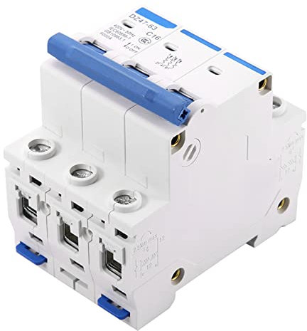 Leitungsschutzschalter, AC 400 V 6/10/16/20 A 3 poliger Leitungsschutzschalter MCB Safety Breaker DZ47 63(16A)