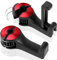 URAQT Auto Hooks, 2 Pack Car Storage Hooks Back Seat Headrest Hanger, 2 In 1 Car Headrest Hidden Hook with Locking Design with Phone Holder, Multifunctional Heavy Duty Storage Hooks for Auto Backseat