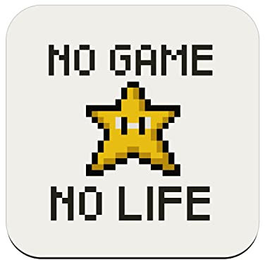 Untersetzer aus Kork – No Game No Life 8 Bit Videospiele Pixel Art Arcade Retro Gaming – 1 Einheit (95 x 95 mm)
