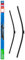 Quinton Hazell Front Window Wiper Blade Set | 24 inch & 16 Inches / 610 & 406 mm | Push Button | Driver and Passenger Side Car Windscreen Wipers