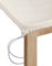 Generisch 80x80 cm Molton Tischschoner Unterbelag Tischschonbezug Waschbar mit Kordelband Baumwolle Tischabdeckung