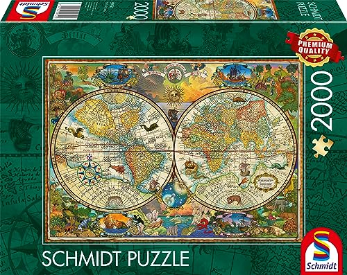 Schmidt Spiele 59741 Gestalten der Erde, 2000 Teile Puzzle