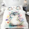 SMchwbc Pinguin Bettwäsche 135x200 Pinguine Kinderbettwäsche für Jungen Mädchen, Biber Bettwäsche Set 3D Drucken 100% Mikrofaser Pinguin Bettbezug Und Kissenbezug (135 x 200 cm,4)