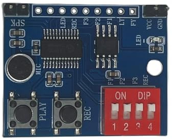 Sprachaufzeichnungs Modul, CHR05M DC 3,3-5 V Music Recording Module, 195s Musik Sound Voice Recorder Music Board Modul für DIY Spieluhr Grußkarte Kreatives Muttertag