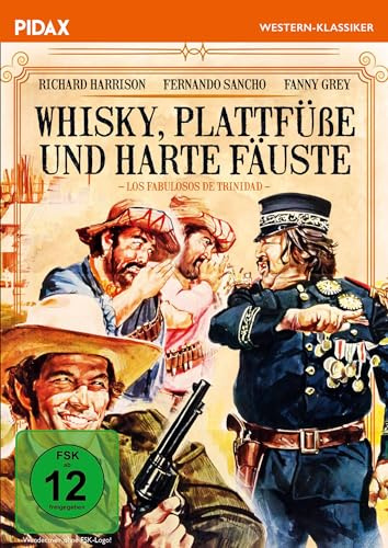 Whisky, Plattfüße und harte Fäuste (Los Fabulosos de Trinidad) / Euro-Western mit Richard Harrison und Fernando Sancho (Pidax Western-Klassiker)