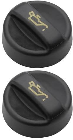 NIYATA Motoröleinfülldeckel für 9674157180 1180S5,Tankdeckel Auto Öleinfülldeckel Kunststoff,Motoröleinfülldeckel für Elysee C-Elysee C2 C3 C4 C5 307 408 3008 207 (Schwarz)