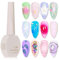 SUPWEE 3D Nail Gel Sculpting Gel for Nail Art, 15ML Clear Water Droplet Rain Drop for Nail Rhinestone Craving Gel Soak Off UV Manicure