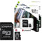 Kingston Micro SD Card 32GB to 512GB SDXC Memory Card TF C10 By Kingston for All Devices