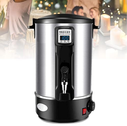 Hydravex Fornello per Cera per Realizzare Candele, crogiolo Elettrico per Cera di Candele con beccuccio e Controllo della Temperatura, Grande creatore di Candele Commerciale,16L