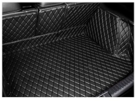Bandeja Maletero Estera Maletero Coche para Ford para Focus para Mk3 2012-2018 Alfombrilla Maletero Alfombrilla Revestimiento Alfombrilla Carga Alfombrillas Maletero(B Black)