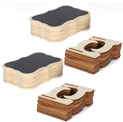 Schulbedarf, Schilder, Tischkarten für Hochzeiten, Bastel-Display, Mini-Tafel aus Holz