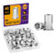 M6 Rivet Nuts, 40Pcs Threaded Insert Nutsert Rivnut, Stainless Steel Rivnut, Flat Head Threaded Insert Nutserts for Metal Nuts Automotive Furniture (6mm)