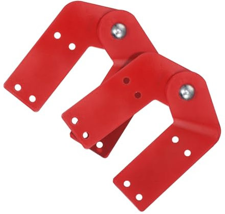 HOMOCONO Engineered Ladder Hinges 2 Pack Telescoping Ladder Hinge Set Attic Ladder Hinge Kit Stainless Steel Lightweight Strong for Step Ladders