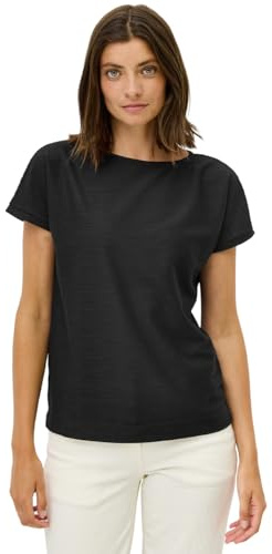 Cecil Damen Strukturshirt in Unifarbe