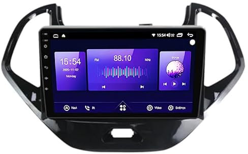 ALOEU Car Multimedia Autoradio Doppeldin Radio Mit Navigation Für Ford FIGO KA 2015 2016 2017 2018 Einfügen Und Verwenden Navigationsgeräte GPS Car Video Player Steering Wheel Control