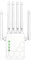 WIFI Repeater, 1200Mbps Dual Band 2.4G/5G WiFi Extender, WiFi Amplifier, 2 LAN/WAN ports, 4 antennas, Wi-Fi Extension for Home and Office, 4 Antennas, Internet Booster - with Ethernet Port zz