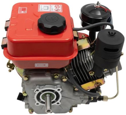 VEARZRQI Motore Diesel da 3HP con rinculo Avvia per la compatibilità in Stile ghiottonaggio e ficoso in Goccia per Tosaerba