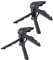 2Pezzi Treppiede Mini per Fotocamera e Smartphone Stabile e Portatile per Live Streaming e Videochiamate Adatto per Fotografia e Selfie