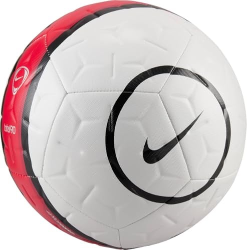 Nike Academy Total 90 IH7531-100 Football - White/Black/Red/Black, 3