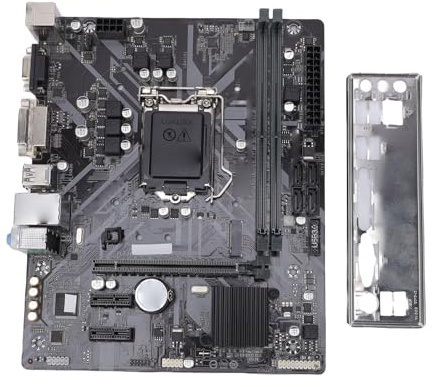 Plyisty Scheda Madre Micro ATX con Supporto Socket LGA 1151 per Processori Pentium Celeron di Ottava e Nona Generazione I7 I5 I3 Slot DDR4 a Doppio Canale 2 DIMM DDR4