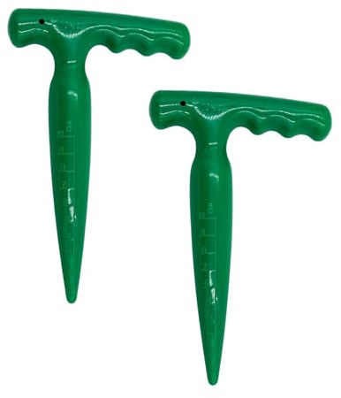 Professional Bulb Planter & Dibber Tool With Depth Scale, Durable Garden Dibber Is The Ideal Dibber For Planting Bulbs, Dibber And Bulb Planter Tool For Flowers, Vegetables, And Herbs