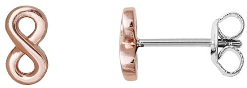 XENOX Ohrringe XS3736R Damen Ohrstecker Unendlich Sweet Petite Sterling-Silber 925 Rose