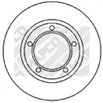 MAPCO 15682 2x Bremsscheiben Vorne Ø298mm voll Kompatibel mit LAND ROVER Defender SUV L316 FRC7329 LR017951 571762