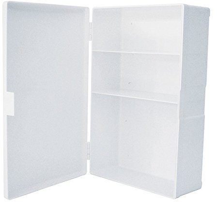 Médecine Armoire en plastique Blanc avec une porte pour montage mural